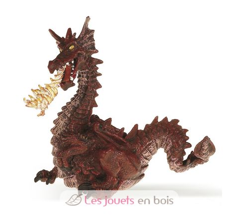 Red Dragon Figurine with Flame PA-39016 Papo 1