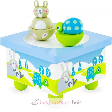 Turtle and Rabbit Music Box UL3909 Ulysse 1