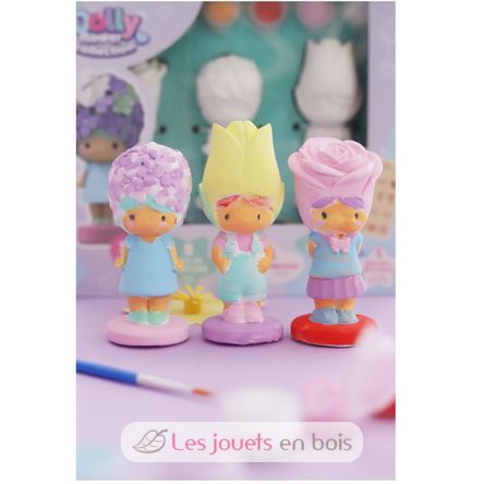 Dolly Flower figurines to paint and decorate MM39200 Mako Créations 4