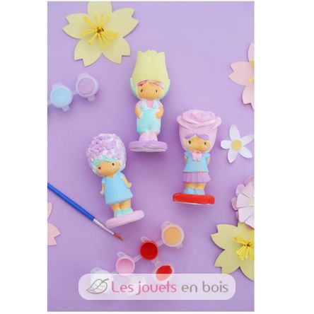 Dolly Flower figurines to paint and decorate MM39200 Mako Créations 6