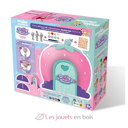Dolly Fruit figurines to paint and decorate MM39201 Mako Créations 3