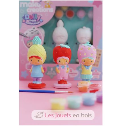 Dolly Fruit figurines to paint and decorate MM39201 Mako Créations 4