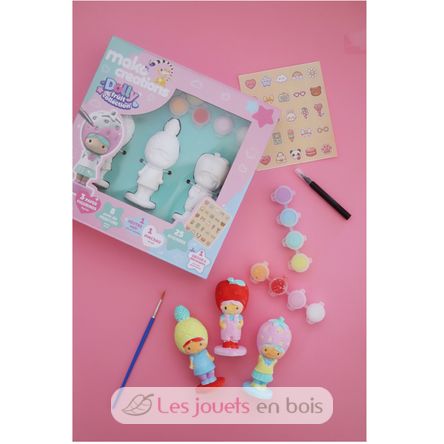 Dolly Fruit figurines to paint and decorate MM39201 Mako Créations 6