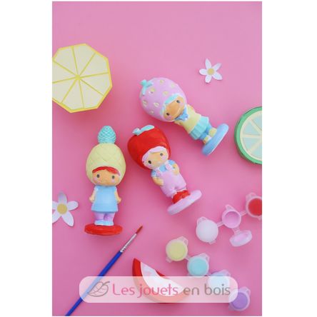 Dolly Fruit figurines to paint and decorate MM39201 Mako Créations 7
