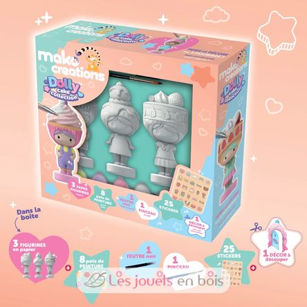 Dolly Cake figurines to paint and decorate MM39202 Mako Créations 4