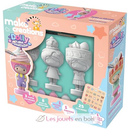 Dolly Cake figurines to paint and decorate MM39202 Mako Créations 1