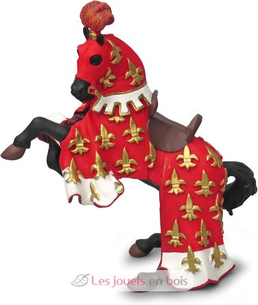 Red Prince Philippe's Horse Figurine PA39257-3494 Papo 1