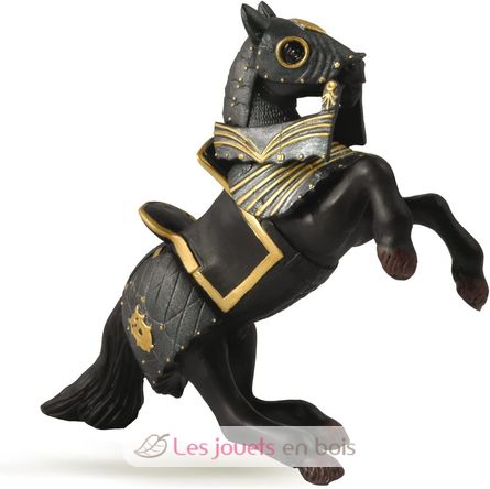 Horse figurine of the knight in black armor PA-39276 Papo 2