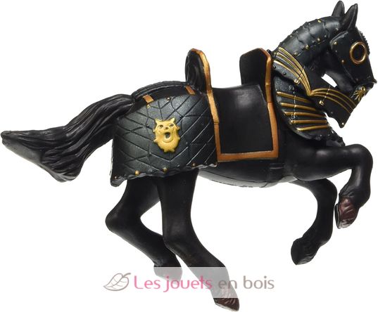 Horse figurine of the knight in black armor PA-39276 Papo 1