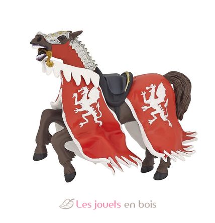 Figurine King's Horse with Red Dragon PA39388-2866 Papo 1