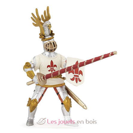 White knight fleur de lys figure PA39790 Papo 1