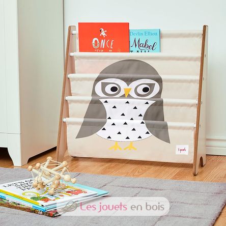 Owl book rack EFK-107-016-004 3 Sprouts 2