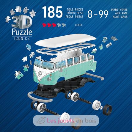 T1 Volkswagen 3D Puzzle 162 pcs RAV12008035 Ravensburger 2