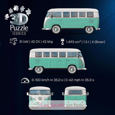 T1 Volkswagen 3D Puzzle 162 pcs RAV12008035 Ravensburger 5