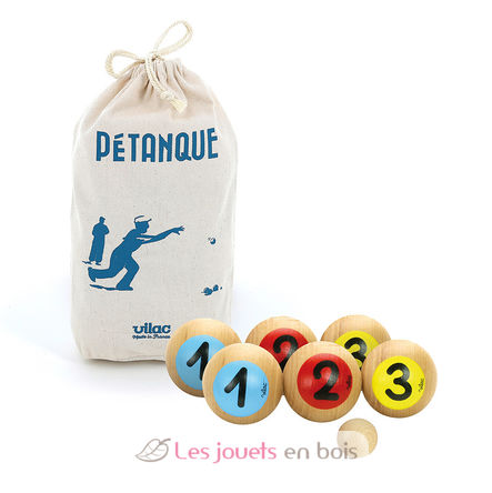 1,2,3 petanque balls set V4053G Vilac 4