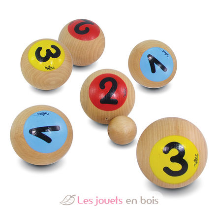 1,2,3 petanque balls set V4053G Vilac 2