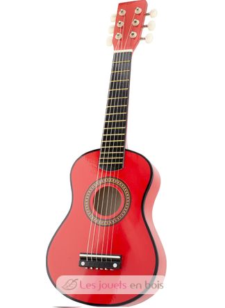Wooden red guitar UL4074 Ulysse 1