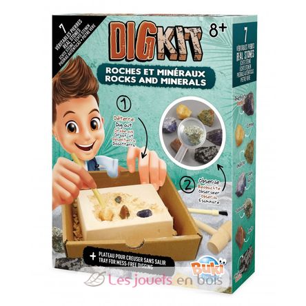 Excavation Kit - Rocks and Minerals BUK440 Buki France 1