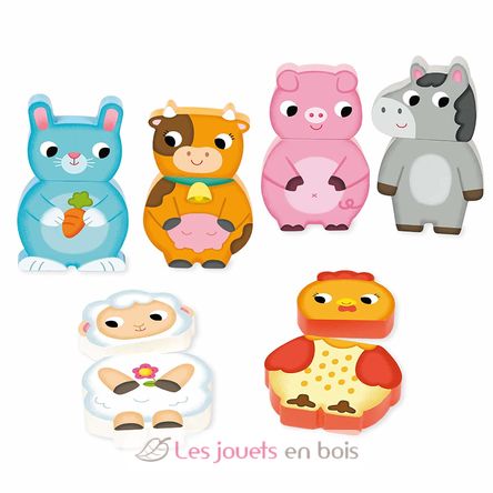 Janod - Funny magnets - Animaux de la ferme