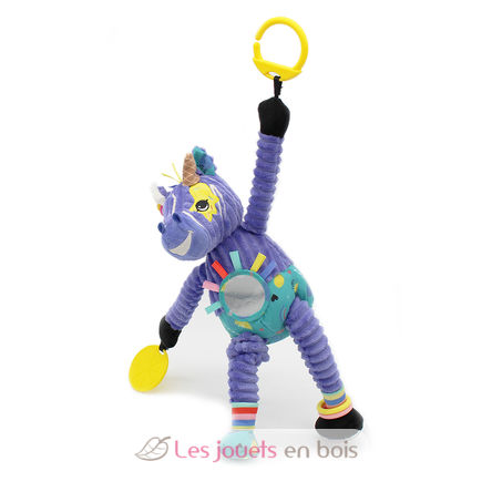 Kiprokos the zebra activity soft toy DE42134 Les Déglingos 5