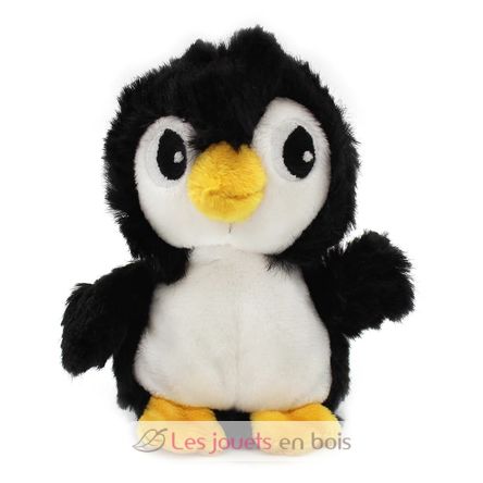 Penguin plush toy mother and her white and black baby DE75200 Les Déglingos 9