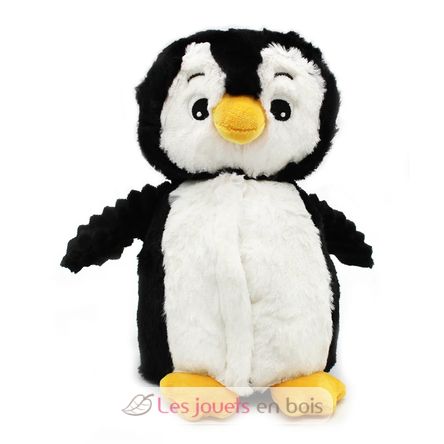 Penguin plush toy mother and her white and black baby DE75200 Les Déglingos 4