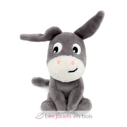 Donkey plush toy mother and her grey baby DE76030 Les Déglingos 6