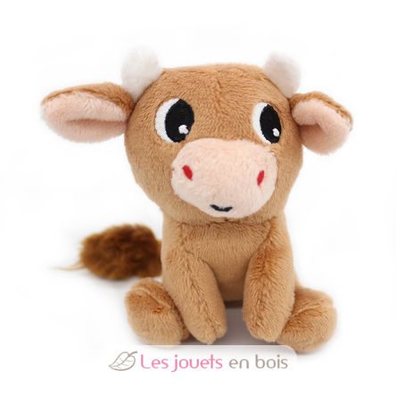 Cow plush toy mother and her brown baby DE76050 Les Déglingos 6