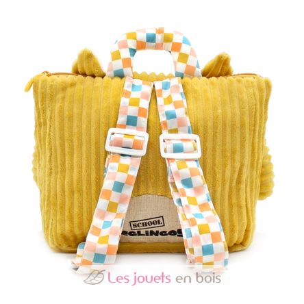 Cyranos the fox corduroy backpack DE35036 Les Déglingos 3