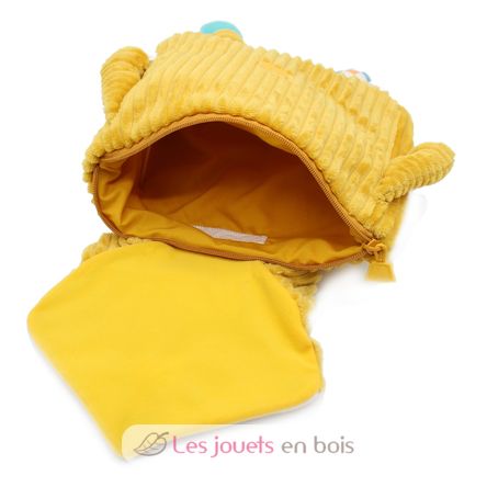 Cyranos the fox corduroy backpack DE35036 Les Déglingos 4