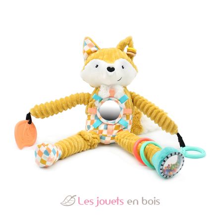 Cyranos the fox activity soft toy DE42136 Les Déglingos 1