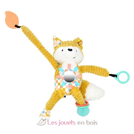 Cyranos the fox activity soft toy DE42136 Les Déglingos 5
