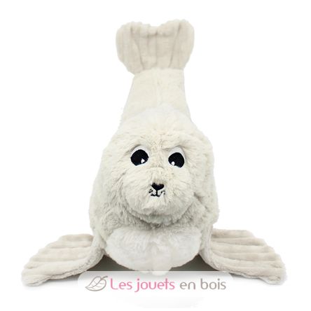 Sealion plush toy mother and her baby grey DE76100 Les Déglingos 6