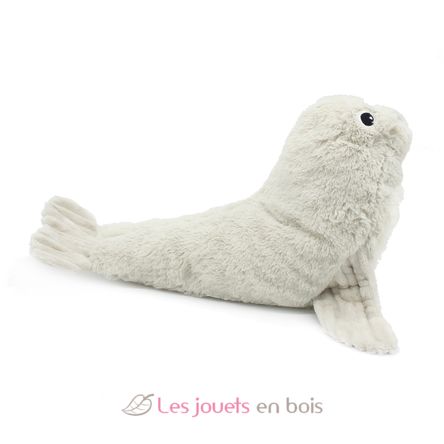 Sealion plush toy mother and her baby grey DE76100 Les Déglingos 5