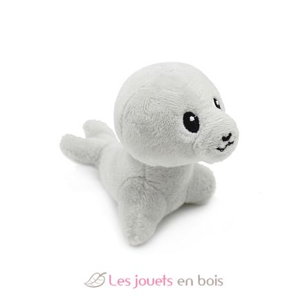 Sealion plush toy mother and her baby grey DE76100 Les Déglingos 2