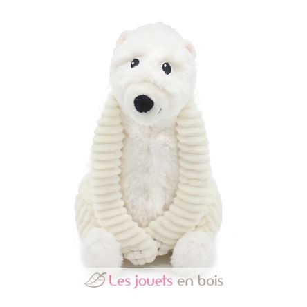 Polar bear plush toy mother and her white baby DE76110 Les Déglingos 5