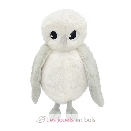 Polar owl plush toy mother and her baby DE76120 Les Déglingos 5