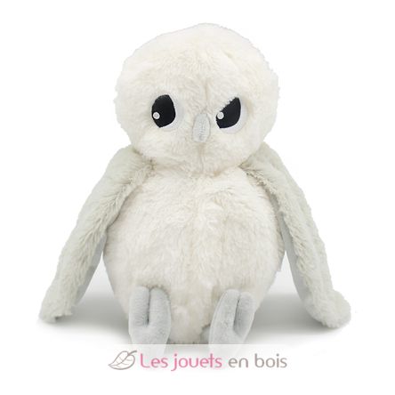 Polar owl plush toy mother and her baby DE76120 Les Déglingos 6