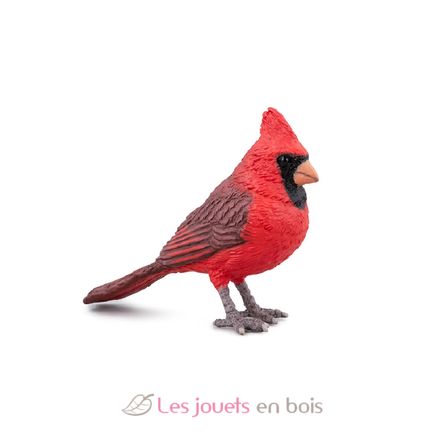 Red Cardinal bird figurine PA-50322 Papo 1