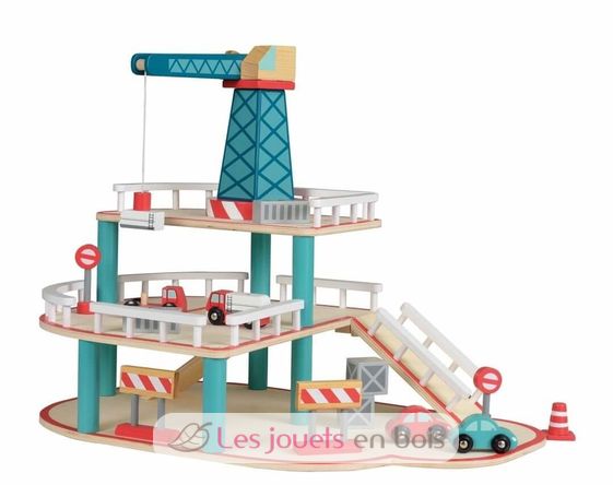 Wooden garage with crane EG-511049 Egmont Toys 1