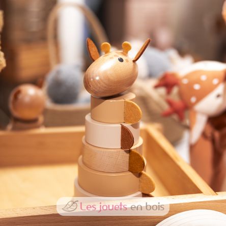 Stacking Pyramid Giraffe Léonie EG511174 Egmont Toys 3