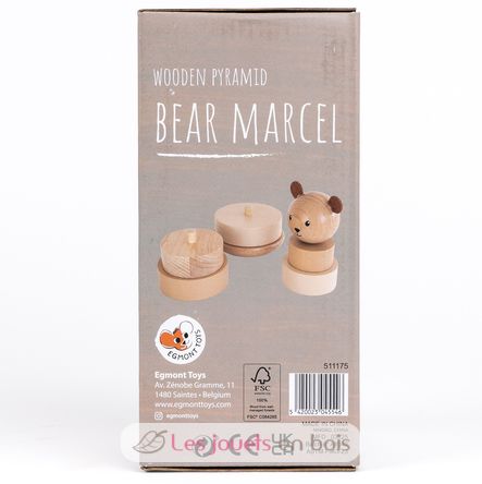Stacking Pyramid Bear Marcel EG511175 Egmont Toys 6