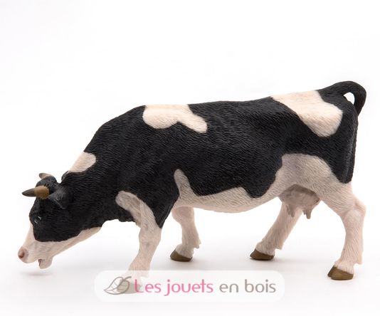 Black and white cow grazing figurine PA51150-3153 Papo 6