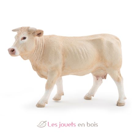 Blond Aquitaine cow figurine PA-51185 Papo 1