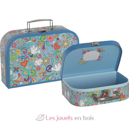 Suitcases Peace and Love GK51444 Goki 1