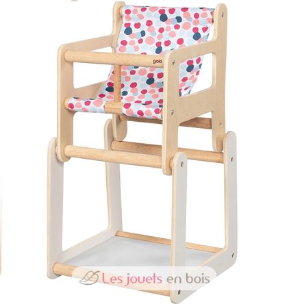 Doll's hight chair with table 2 in 1 GK51483 Goki 1