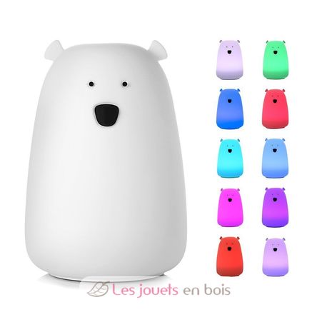 Nightlight Big'Ours - White L-OUBLANC Little L 9