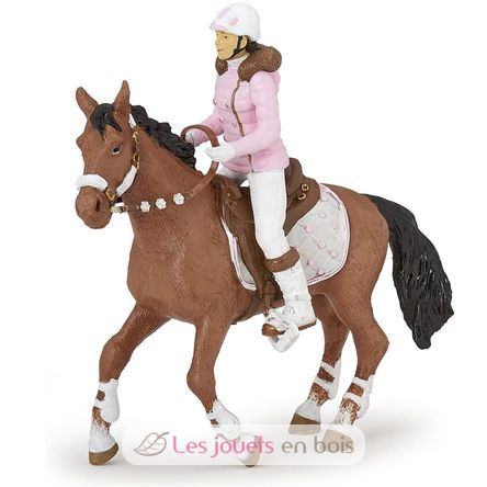 Winter riding girl figure PA52011 Papo 5