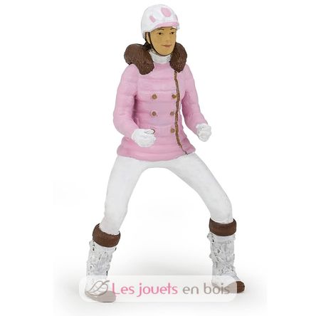 Winter riding girl figure PA52011 Papo 1