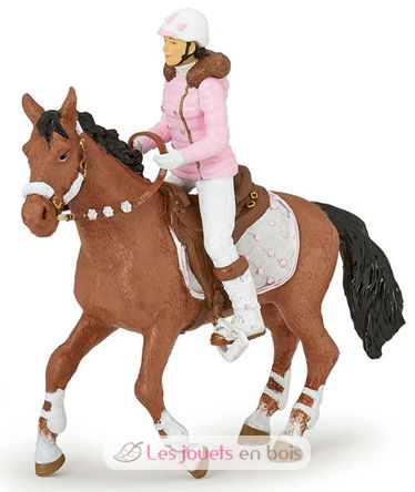 Winter riding girl figure PA52011 Papo 2